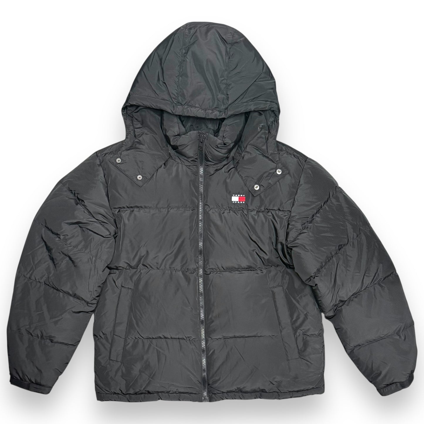 Giubbotto TOMMY HILFIGER Uomo, con cappuccio sganciabile, (veste grande si consiglia una tg. In meno), col.Nero