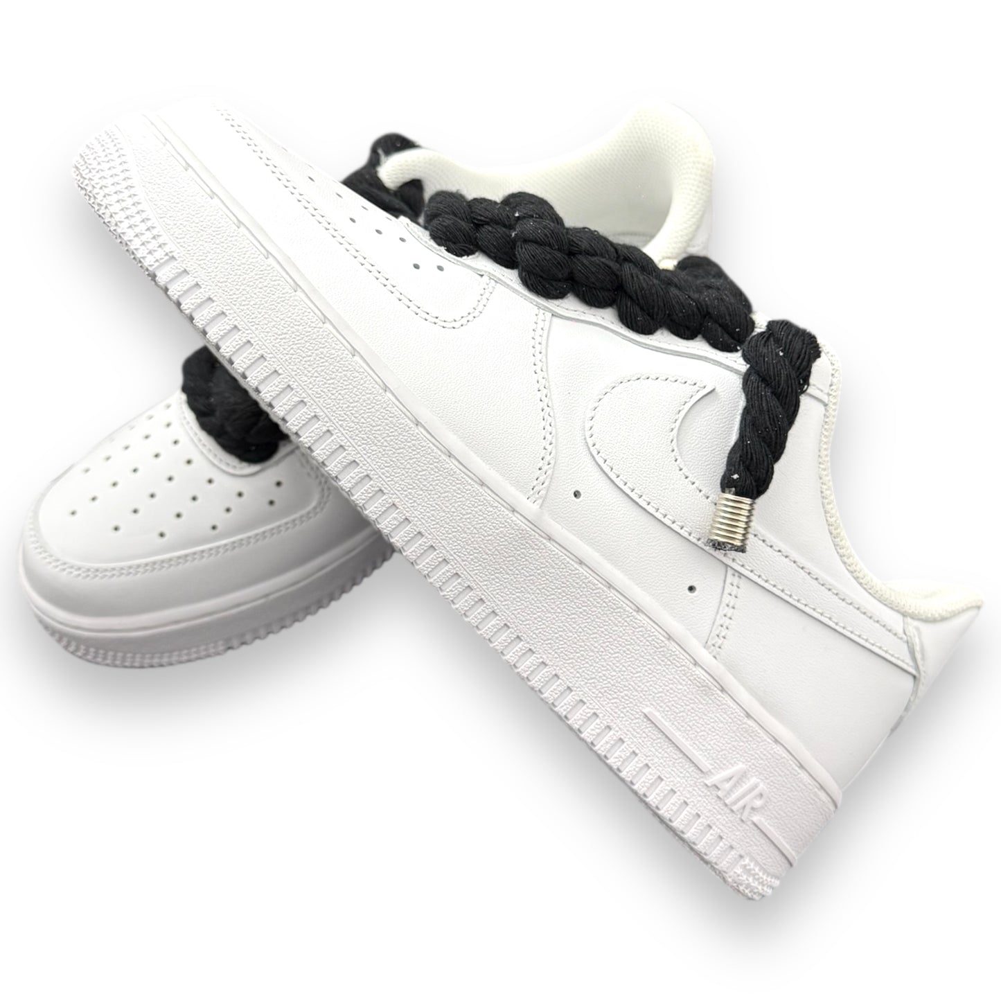Scarpe AIR FORCE 1 ‘07 Rope Laces,col.Bianco/Nero