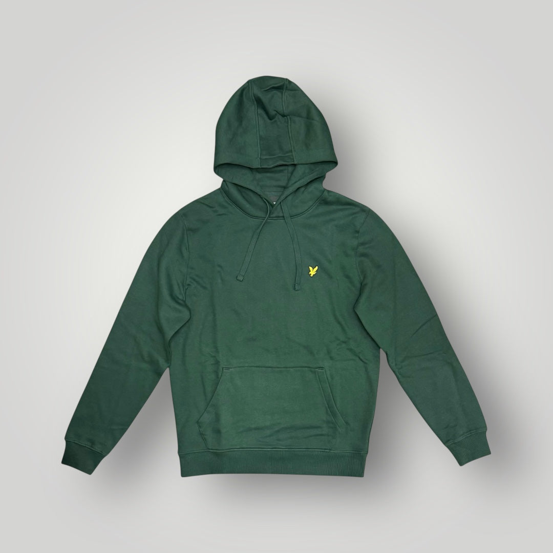Felpa LYLE&SCOTT con cappuccio felpata,col.DarkGreen
