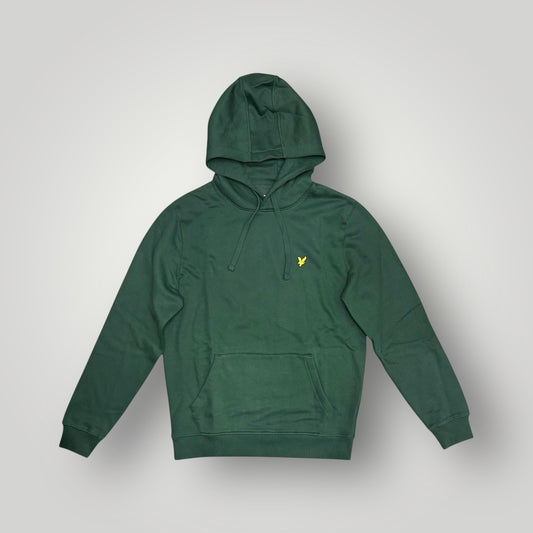 Felpa LYLE&SCOTT con cappuccio felpata,col.DarkGreen
