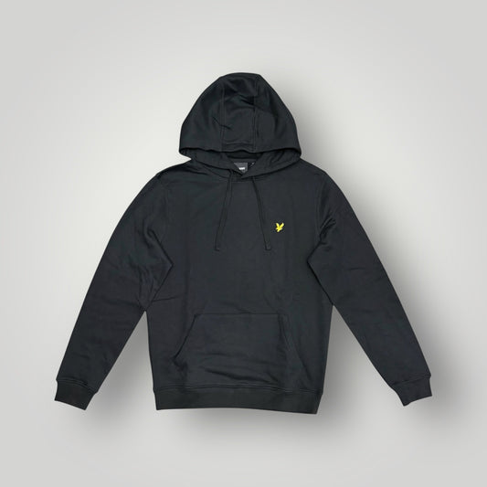 Felpa LYLE&SCOTT con cappuccio felpata,col.JetBlack