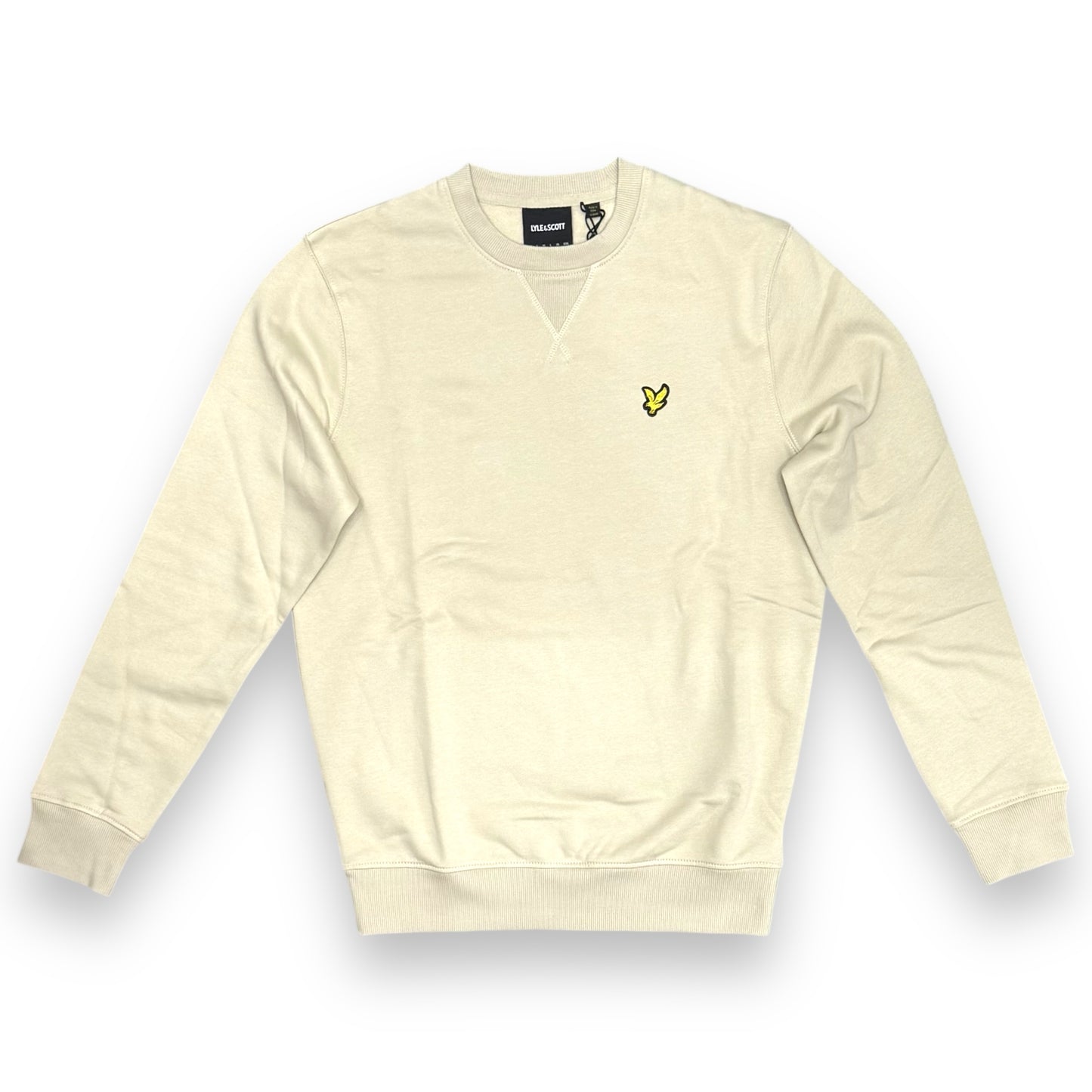 Felpa LYLE&SCOTT girocollo in tex.felpato,col.GreyTaupe
