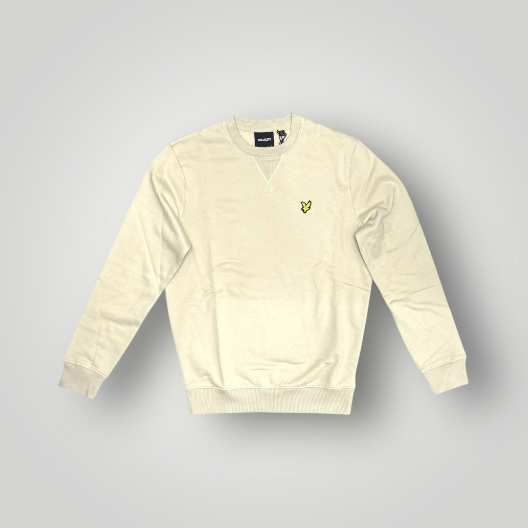Felpa LYLE&SCOTT girocollo in tex.felpato,col.GreyTaupe