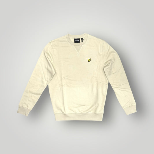 Felpa LYLE&SCOTT girocollo in tex.felpato,col.GreyTaupe