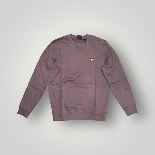 Felpa LYLE&SCOTT girocollo in tex.felpato,col.Espresso