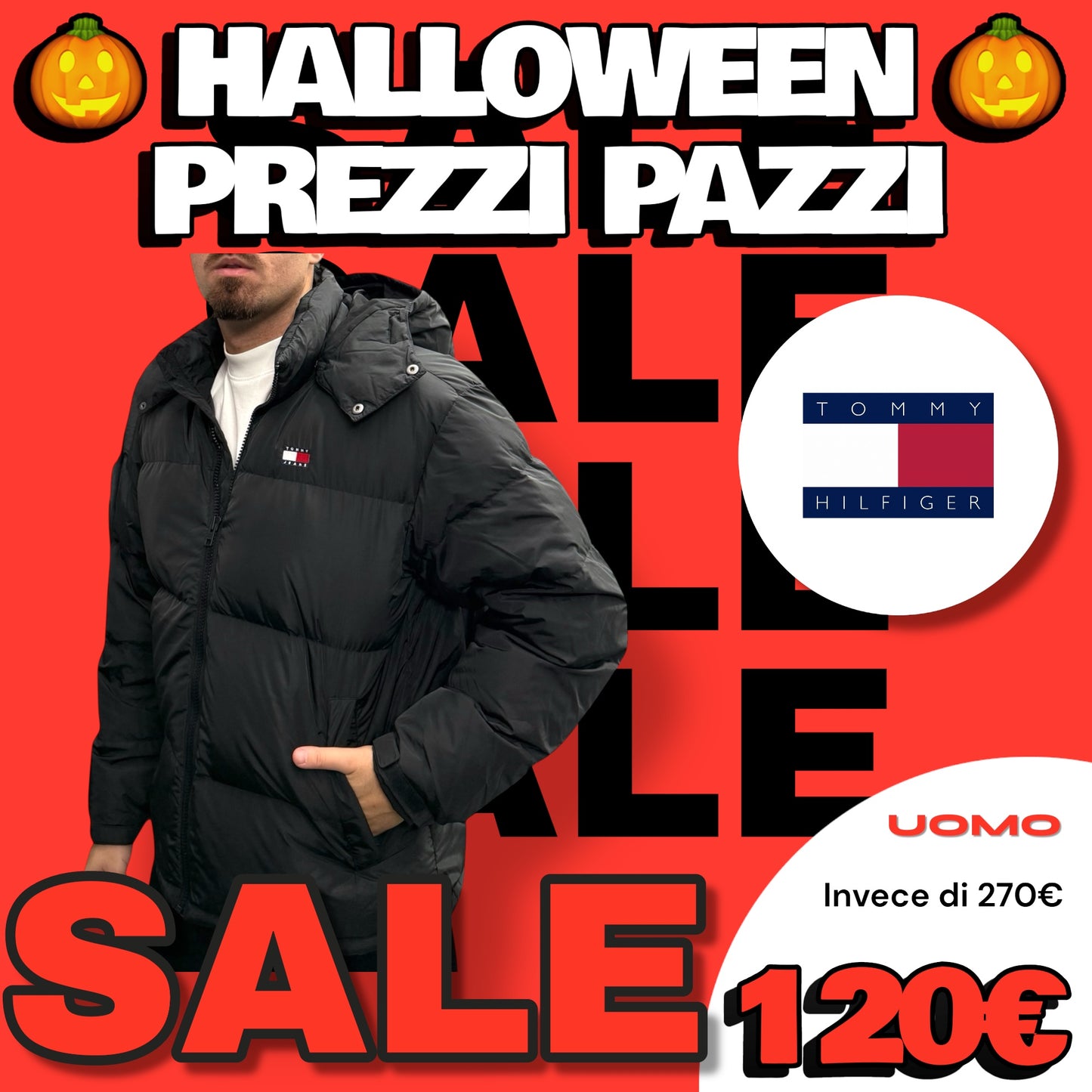 Giubbotto TOMMY HILFIGER Uomo, con cappuccio sganciabile, (veste grande si consiglia una tg. In meno), col.Nero