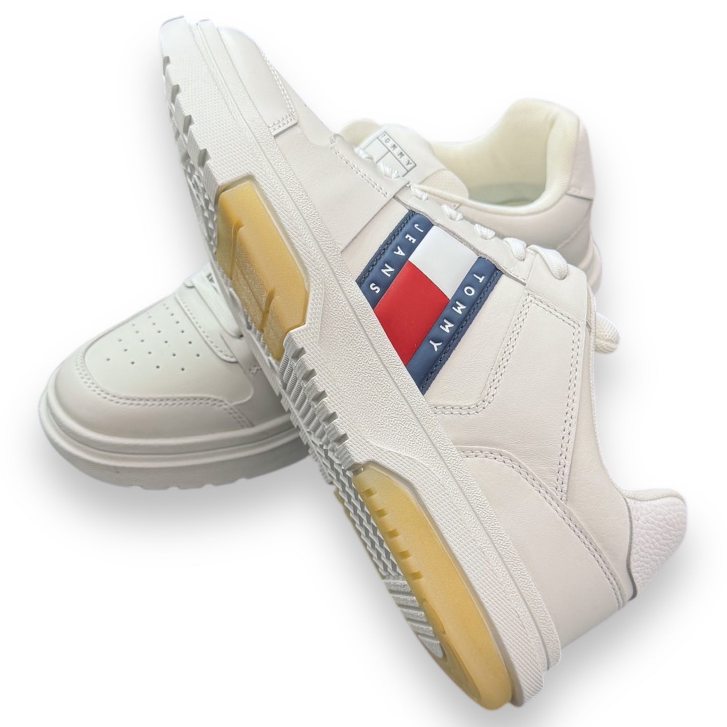 Scarpe TOMMY HILFIGER Uomo, mod.The Brooklyn Leather, col.Bianco
