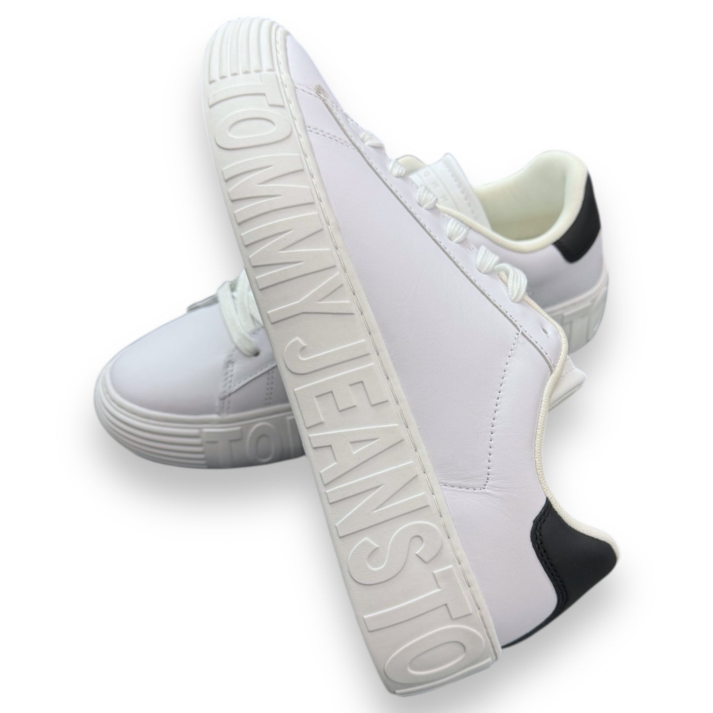 Scarpe TOMMY HILFIGER Uomo, mod.Tommy Jeans Leather Outsole, col.Bianco