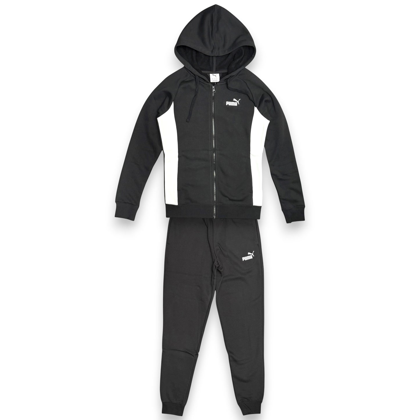 Tuta Completa Donna PUMA tex.felpato, col.Nero