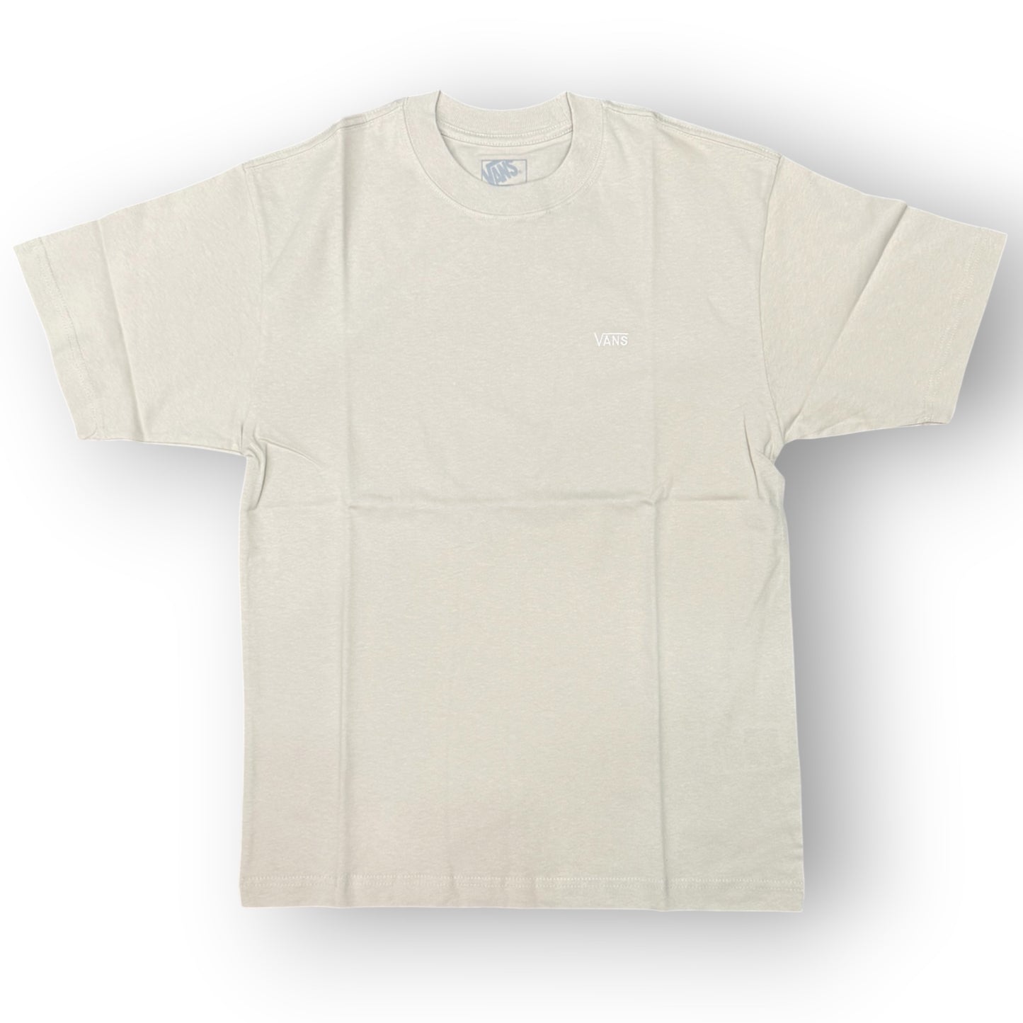 VANS- T-shirt Uomo, con logo ricamato lato cuore, LooseFit, col.Beige