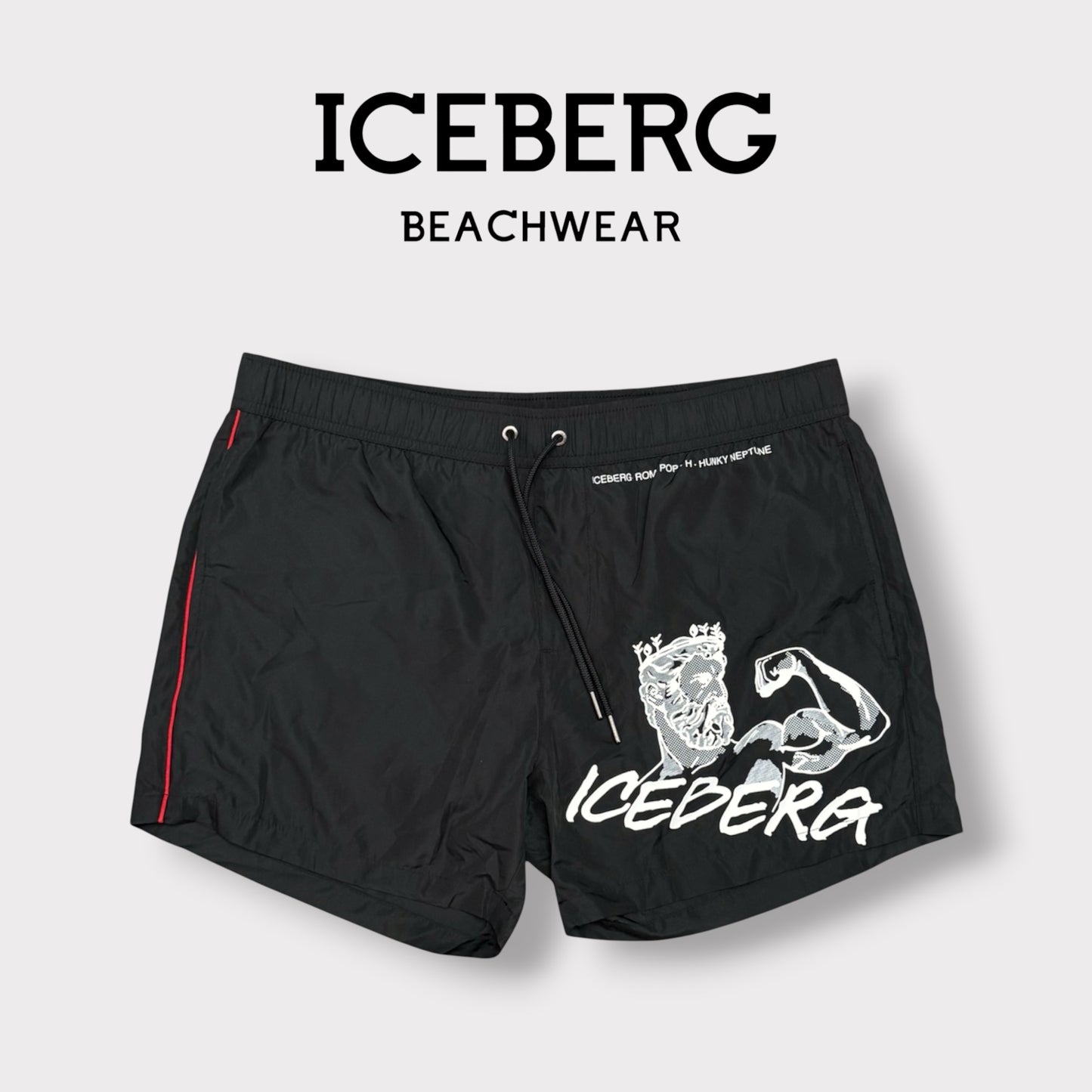 ICEBERG BEACHWEAR- Costume Uomo, col.Nero