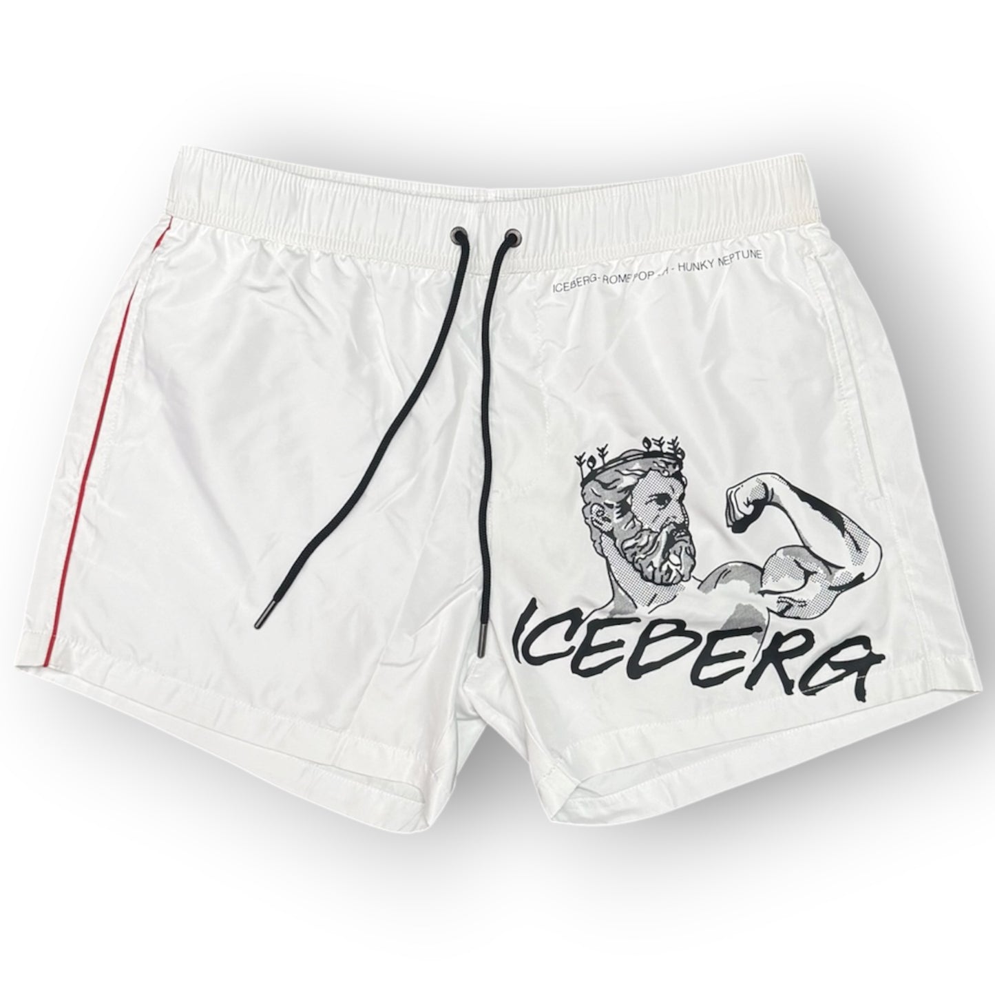 ICEBERG BEACHWEAR- Costume Uomo, col.Bianco