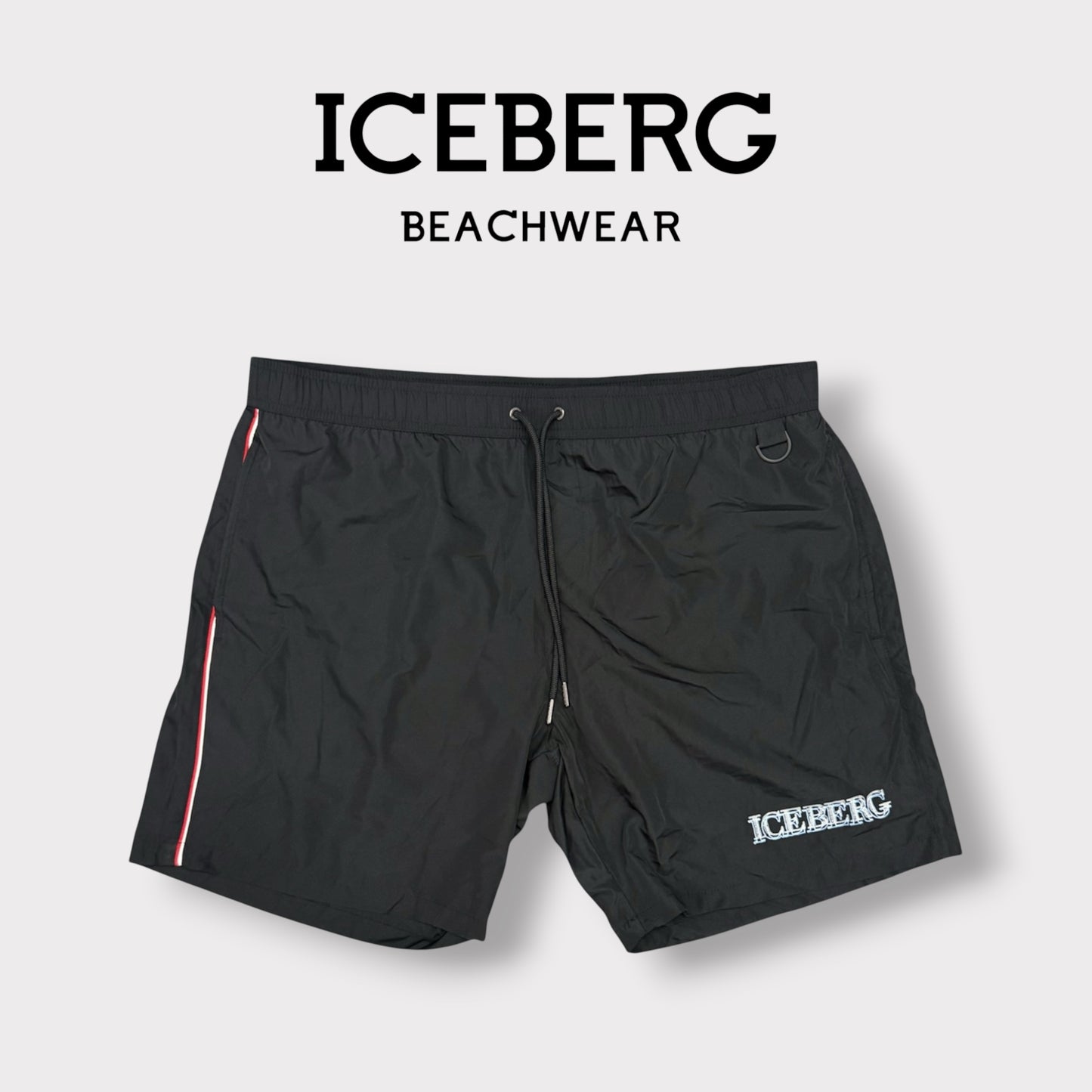 ICEBERG BEACHWEAR- Costume Uomo, col.Nero