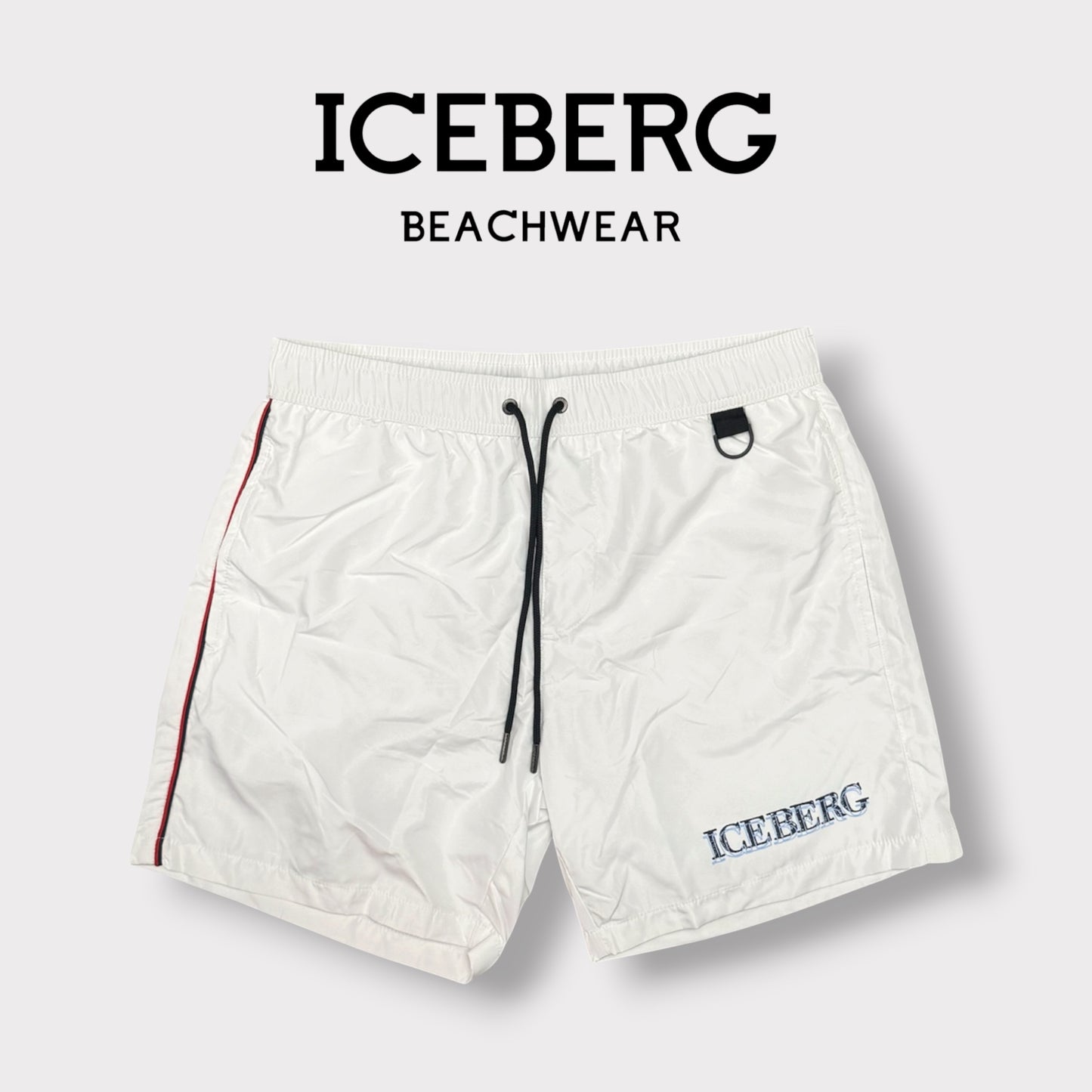 ICEBERG BEACHWEAR- Costume Uomo, col.Bianco