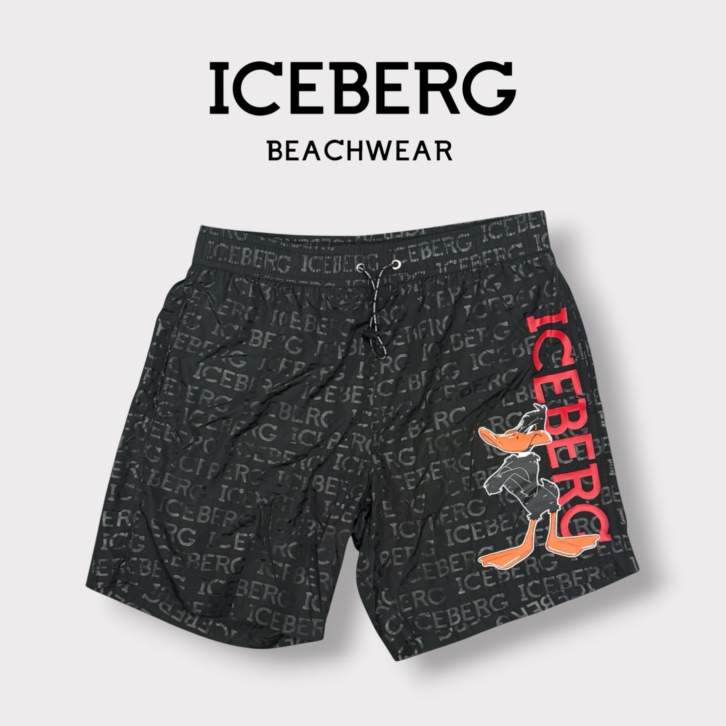 ICEBERG BEACHWEAR- Costume Uomo, col.Nero