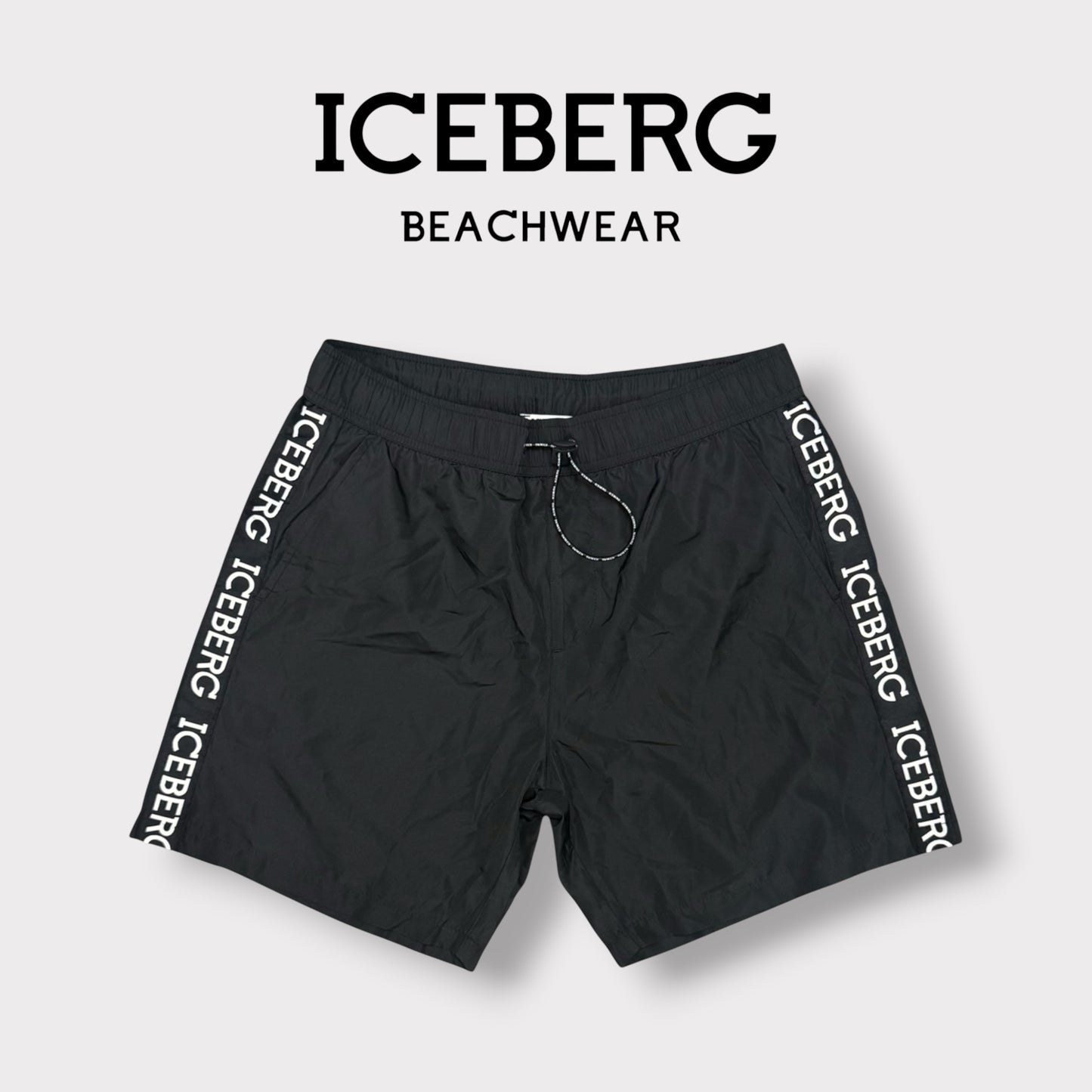 ICEBERG BEACHWEAR- Costume Uomo, col.Nero