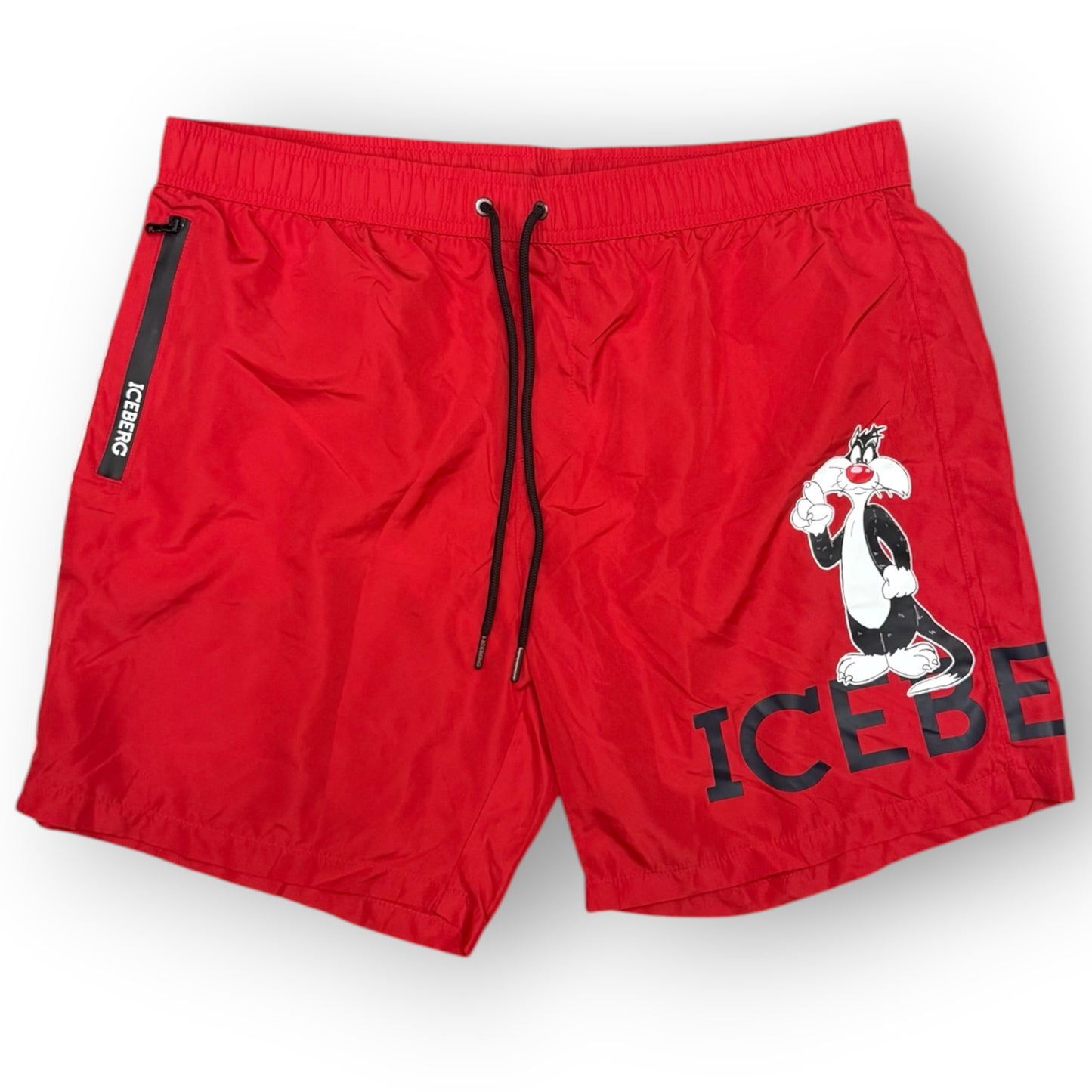 ICEBERG BEACHWEAR- Costume Uomo, col.Rosso