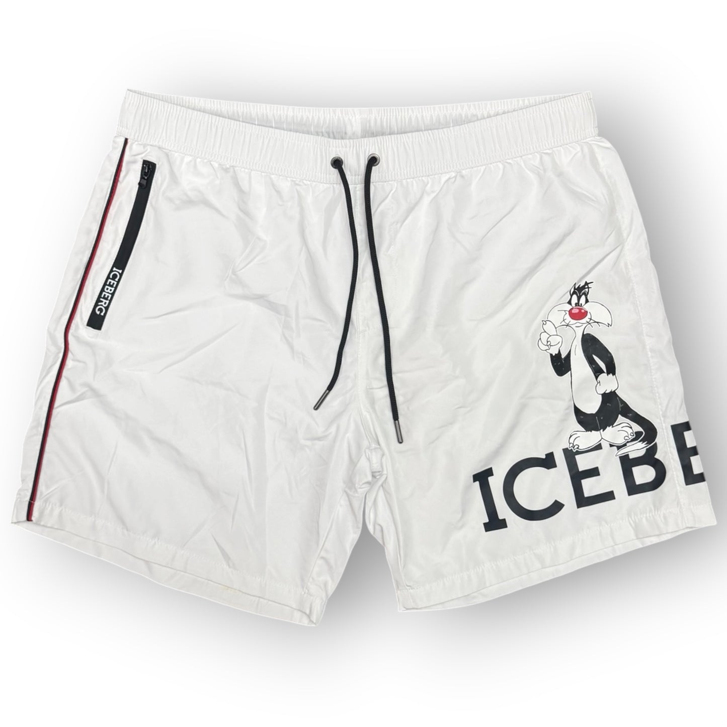 ICEBERG BEACHWEAR- Costume Uomo, col.Bianco