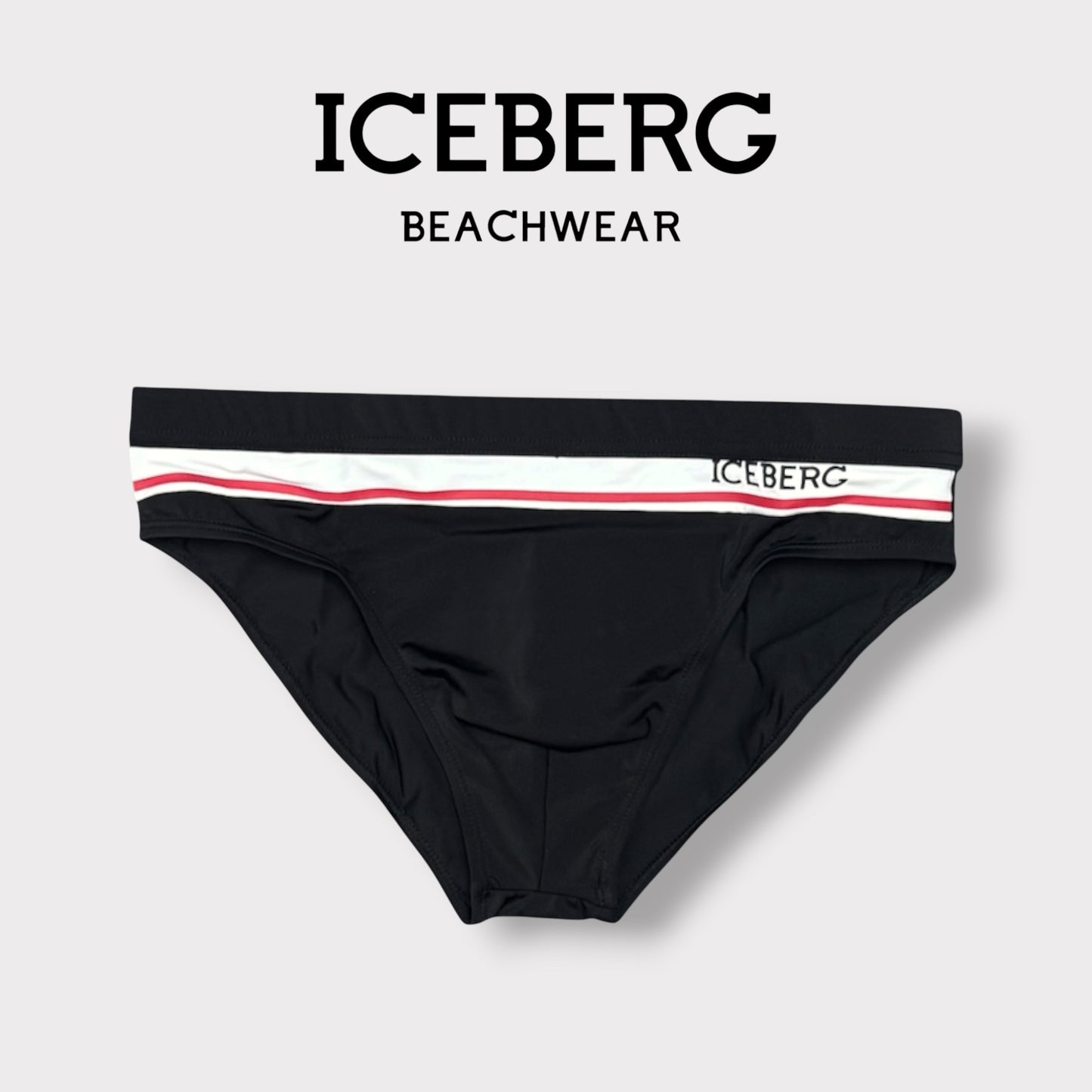 ICEBERG BEACHWEAR- Costume Uomo, col.Nero
