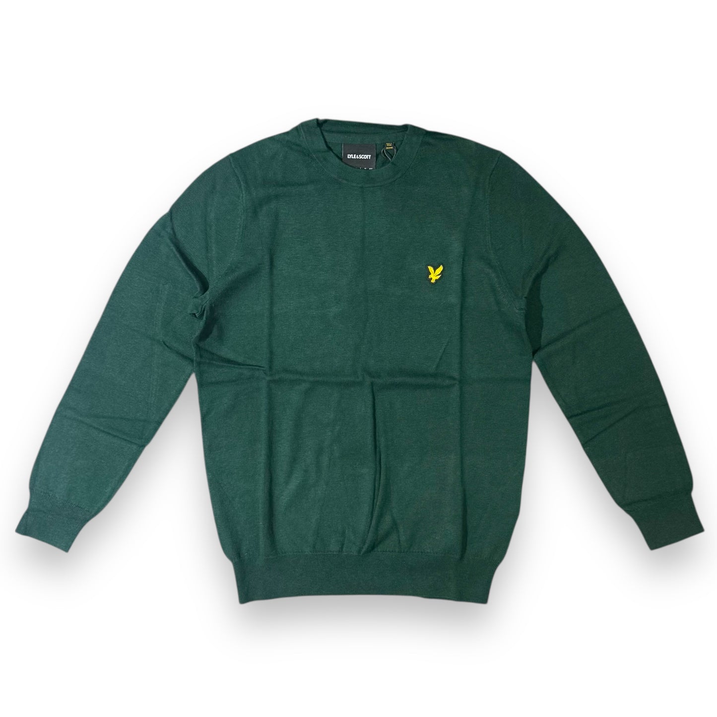 Maglioncino LYLE & SCOTT Uomo, 70% Cotone - 30% Lana Merino, col.Dark Green