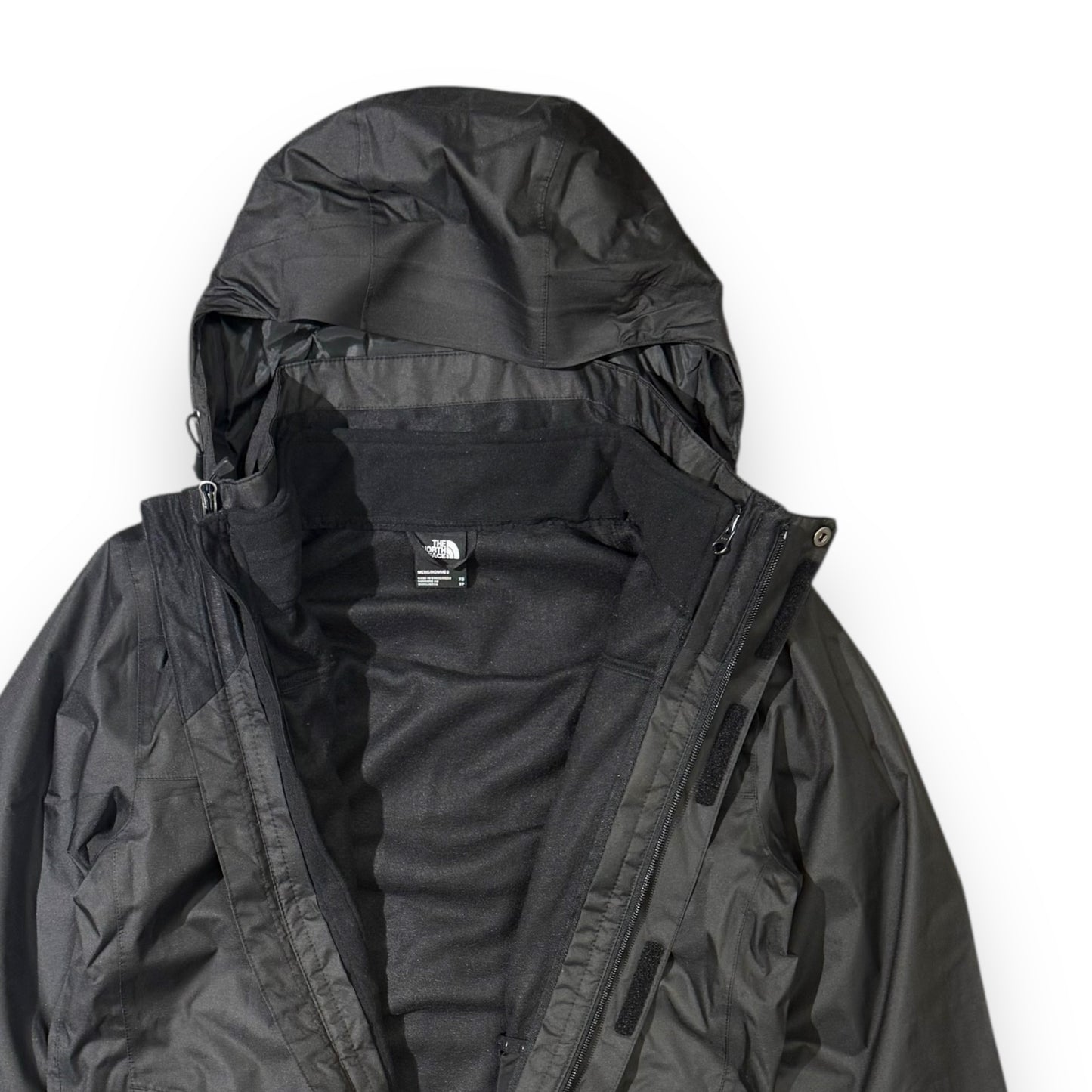 Giubbotto THE NORTH FACE Uomo, mod.Evolve II Tri JKT, con imbottitura in pile sganciabile, col.Nero