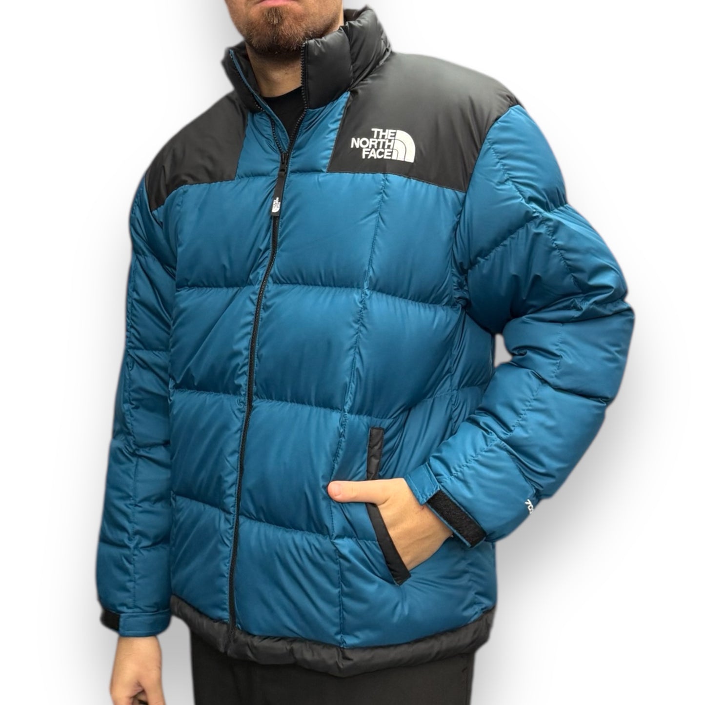 Giubbotto THE NORTH FACE Uomo, mod.Lhotse Jacket, col.Blu/Nero