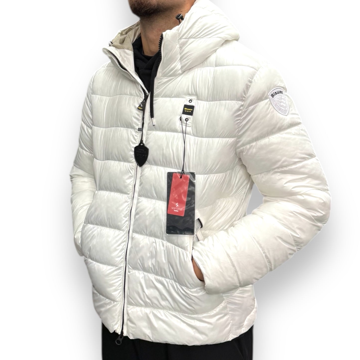 Giubbotto BLAUER imbott.Ovatta, Col.Bianco