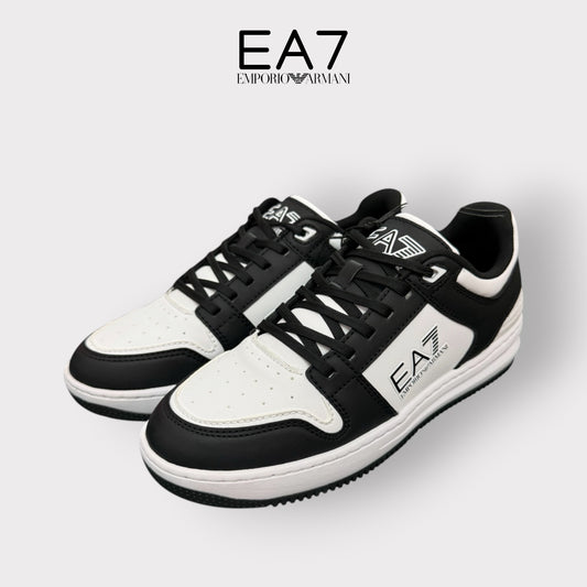 EA7- Scarpe Uomo, Col.Bianco/Nero