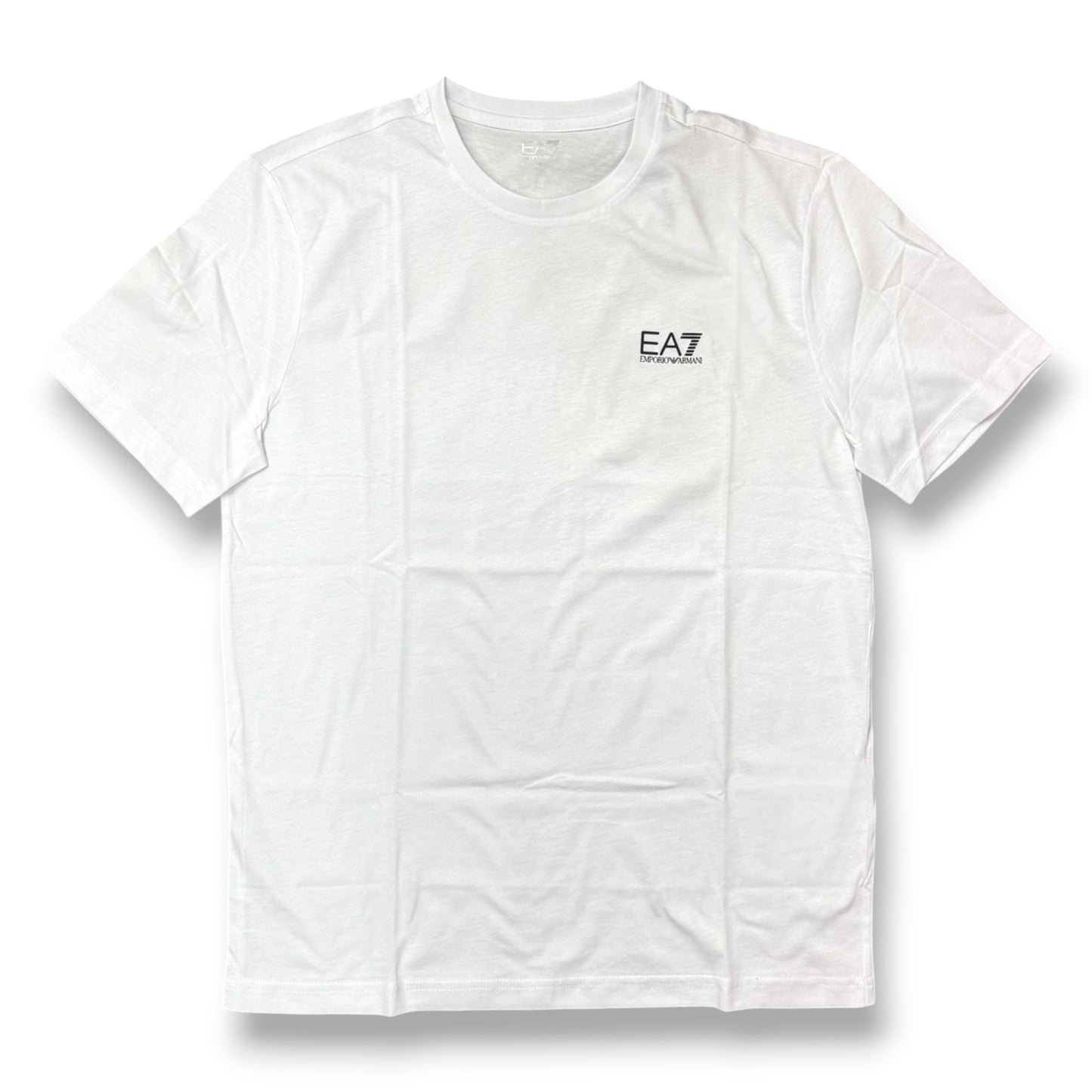 EMPORIO ARMANI- T-shirt Uomo, con logo lato cuore, col.Bianco