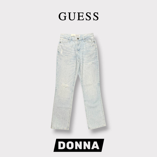 GUESS JEANS - Pantalone Donna, mod. Mid Rise Straight, (L30)