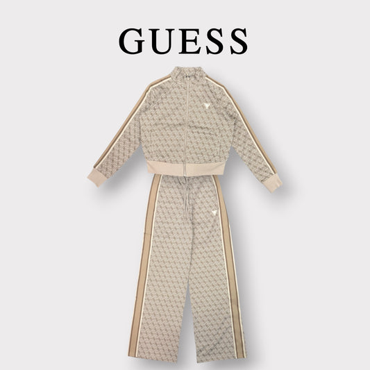 GUESS- Tuta completa Donna, con banda laterale, Col.Beige