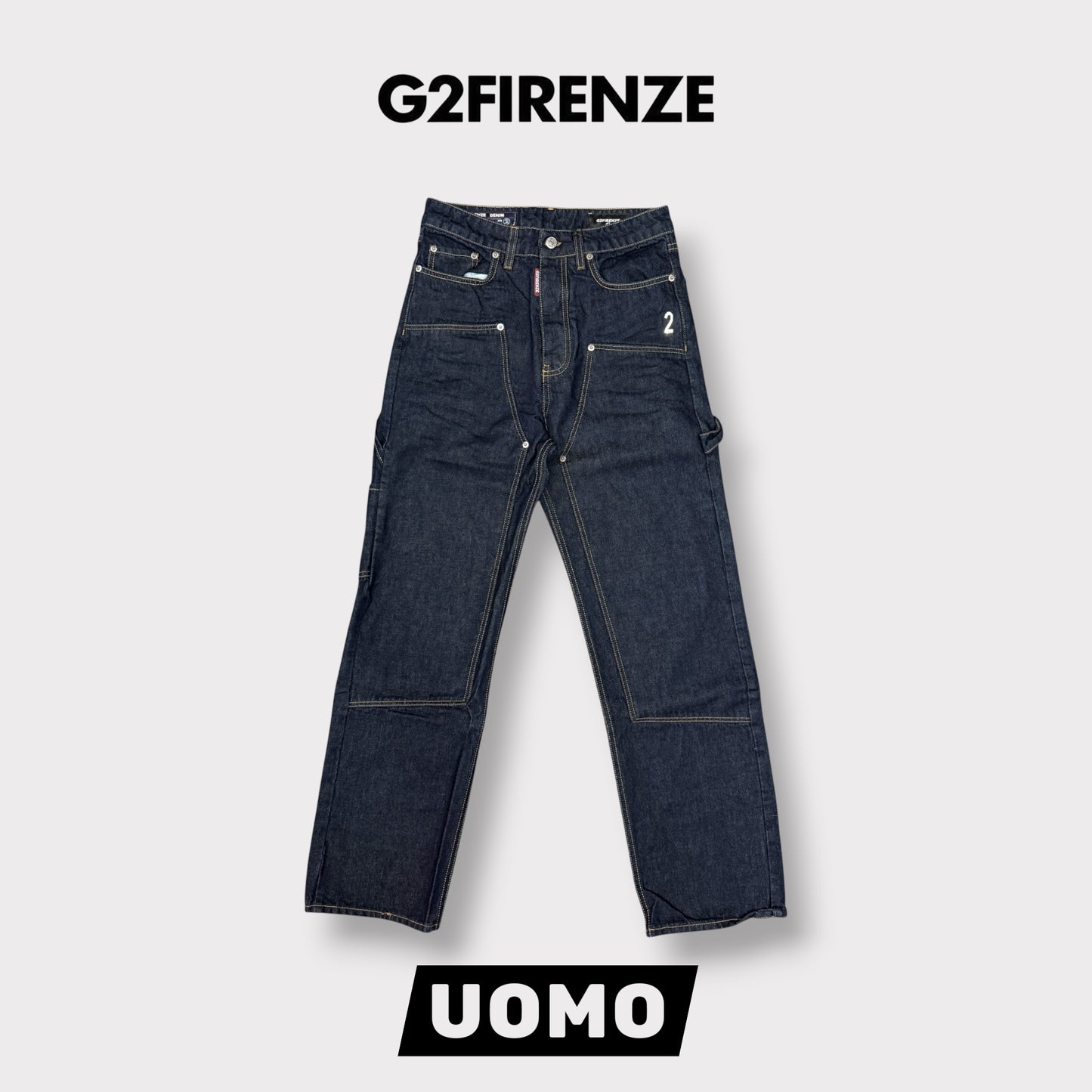 G2FIRENZE- Pantalone Uomo, Baggy Fit