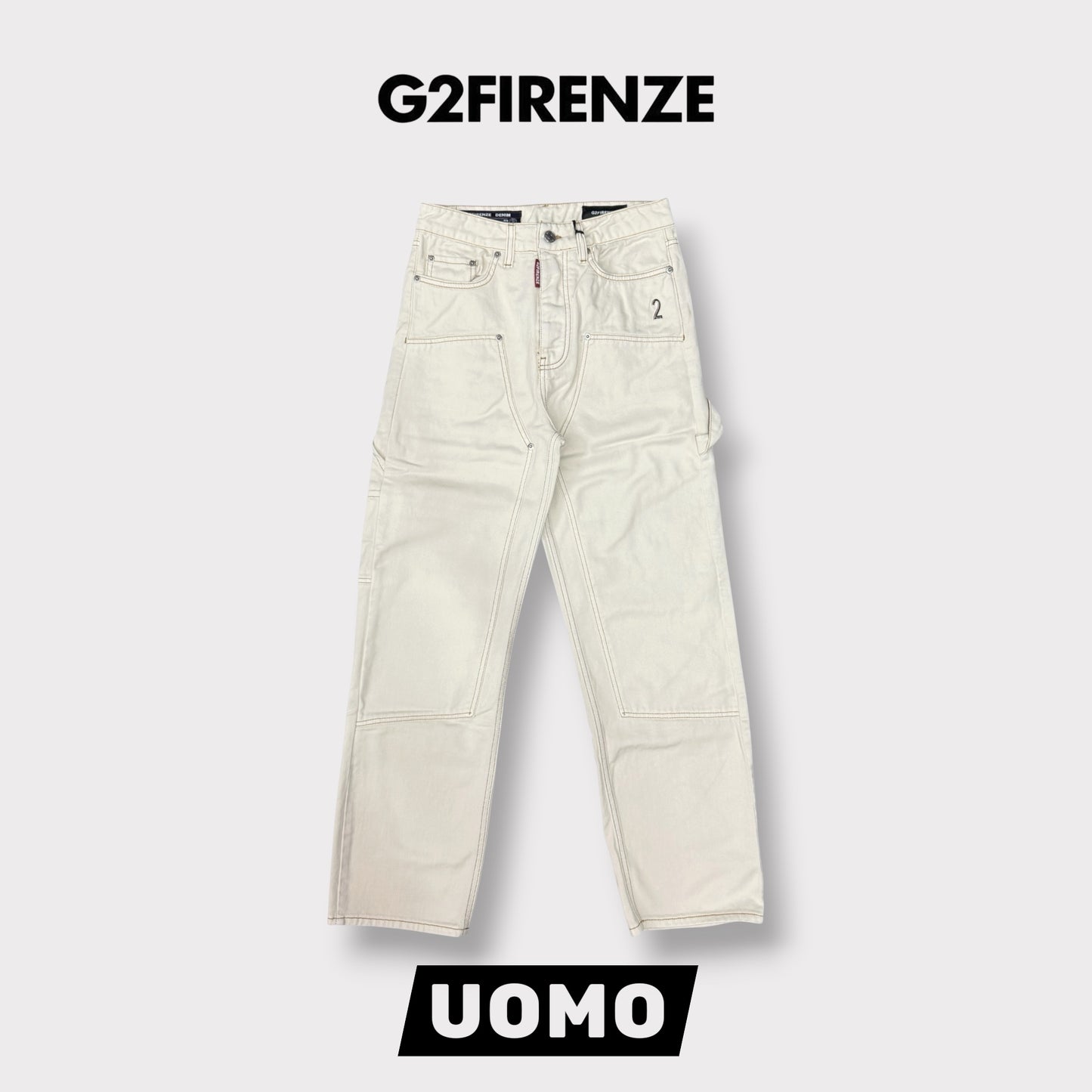 G2FIRENZE- Pantalone Uomo, Baggy Fit
