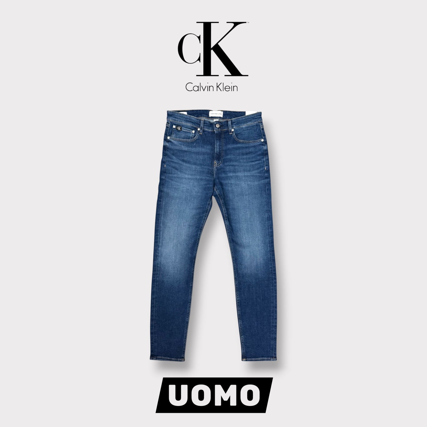 CALVIN KLEIN- Pantalone Uomo, mod.Slim Taper (L32)