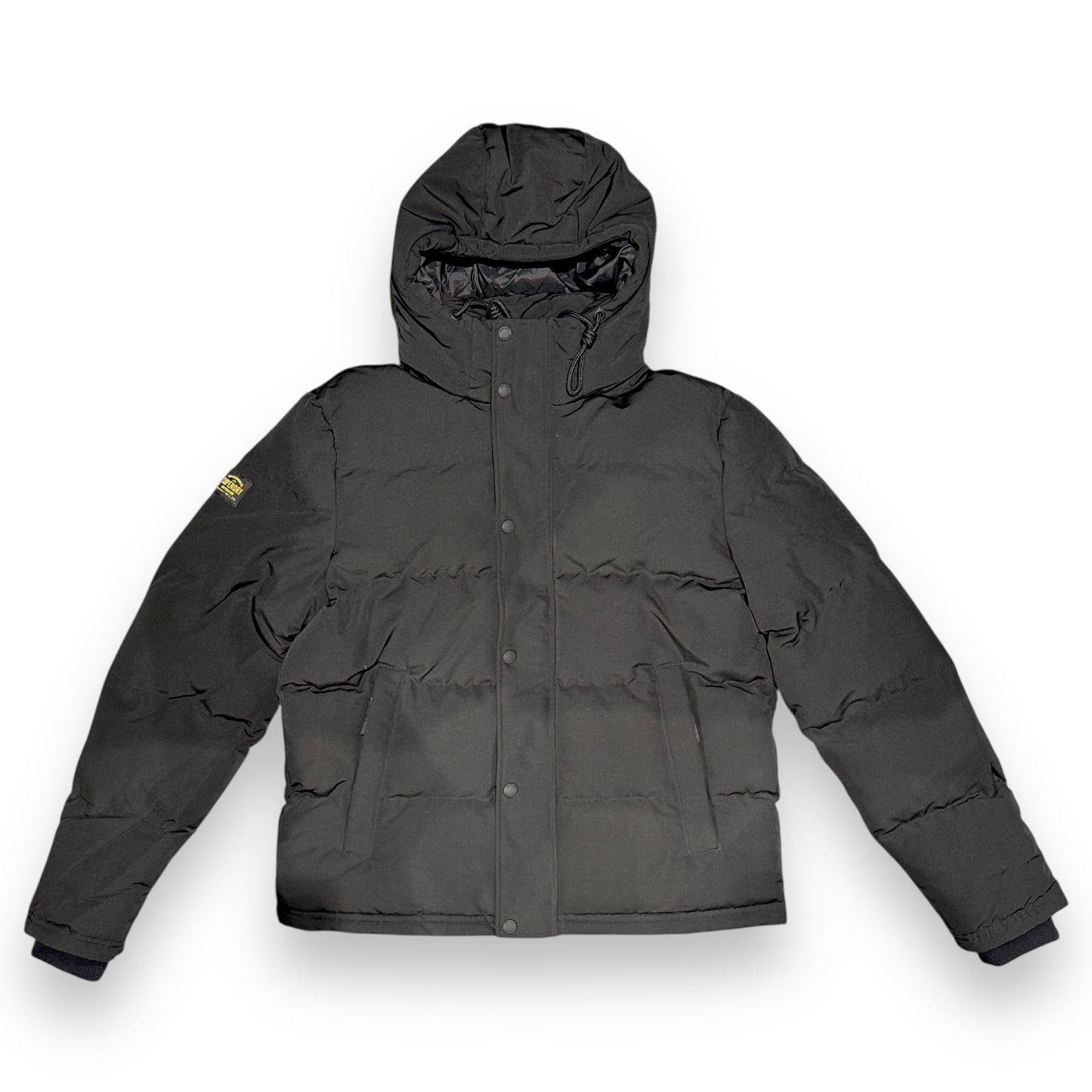 Giubbotto Everest SUPERDRY Uomo, Puffer Jacket con doppia abbottonatura, Col.Nero