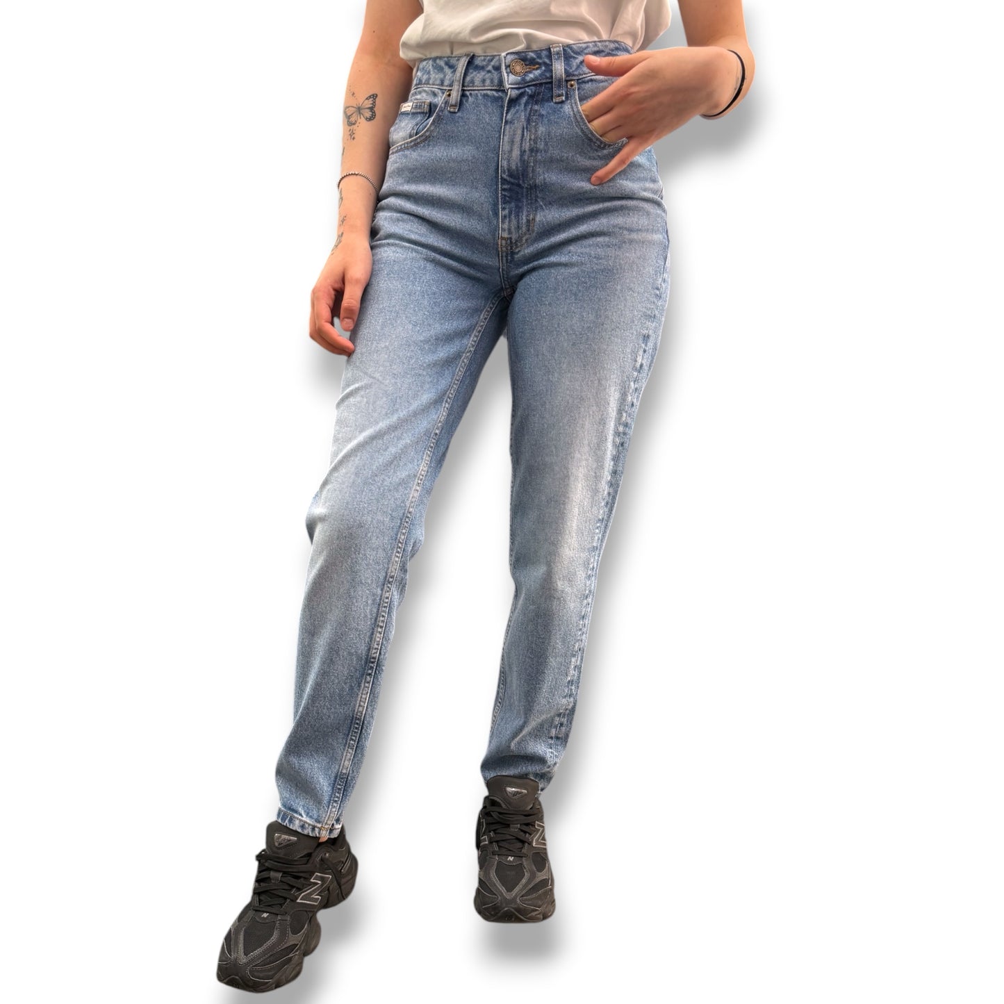 GUESS JEANS - Pantalone Donna, mod. Mom, (L29)