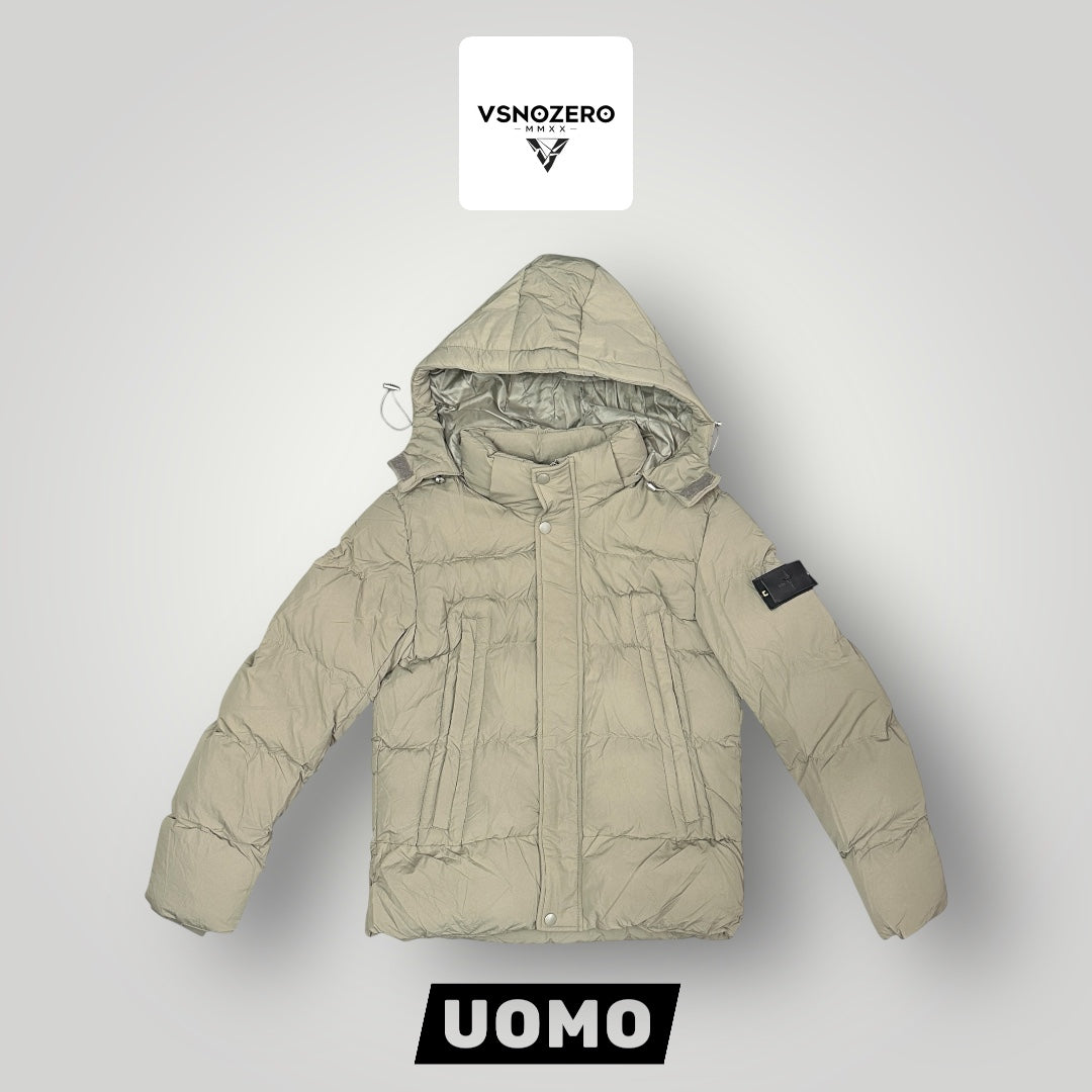 Giubbotto VS-NOZERO, mod. Stone jacket, con cappuccio sganciabile, col.Sabbia (G3W25)