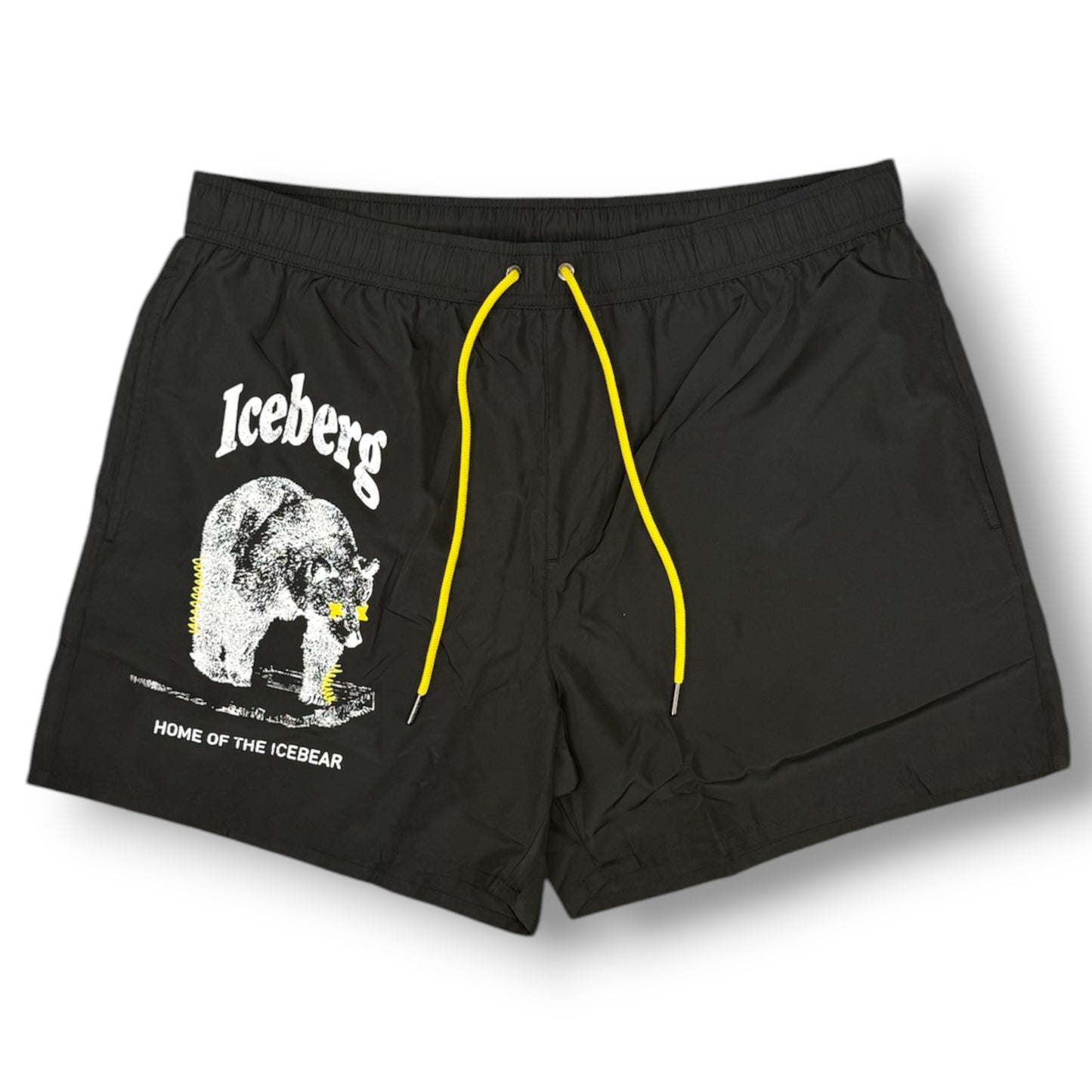 ICEBERG BEACHWEAR- Costume Uomo, con stampa, col.Nero