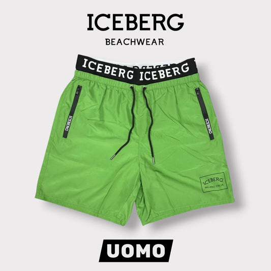 ICEBERG BEACHWEAR- Costume Uomo, col.Verde