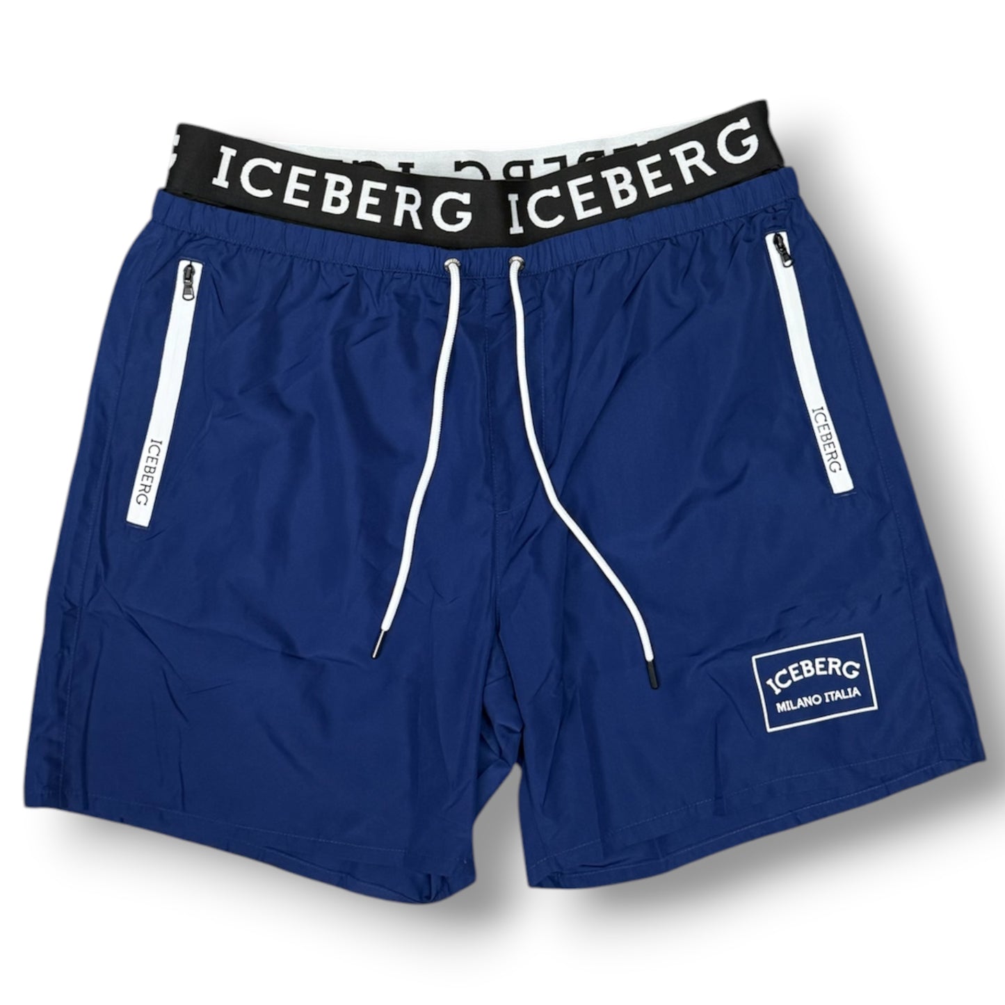 ICEBERG BEACHWEAR- Costume Uomo, col.Blu