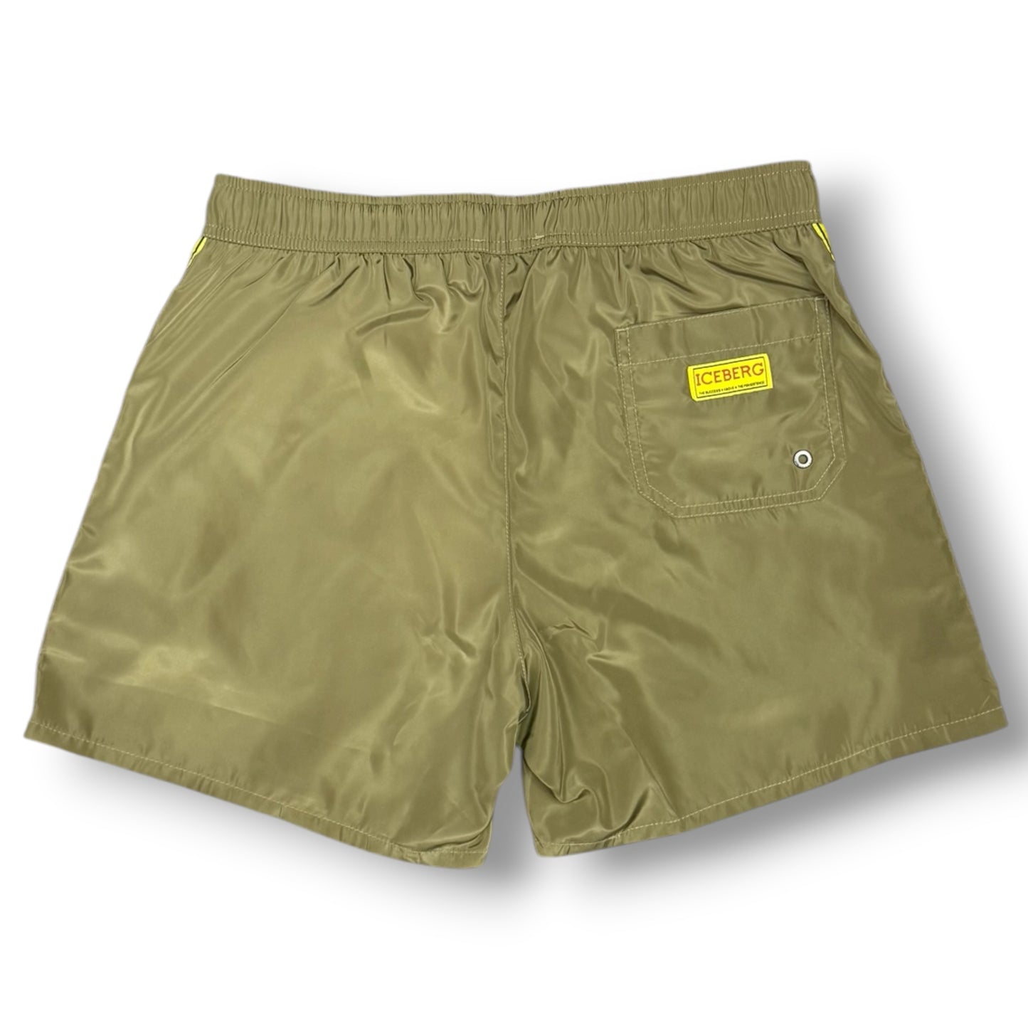 ICEBERG BEACHWEAR- Costume Uomo, col.Verde militare