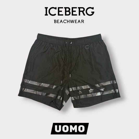 ICEBERG BEACHWEAR- Costume Uomo, col.Nero