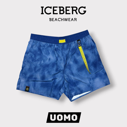 ICEBERG BEACHWEAR- Costume Uomo, col.Blu