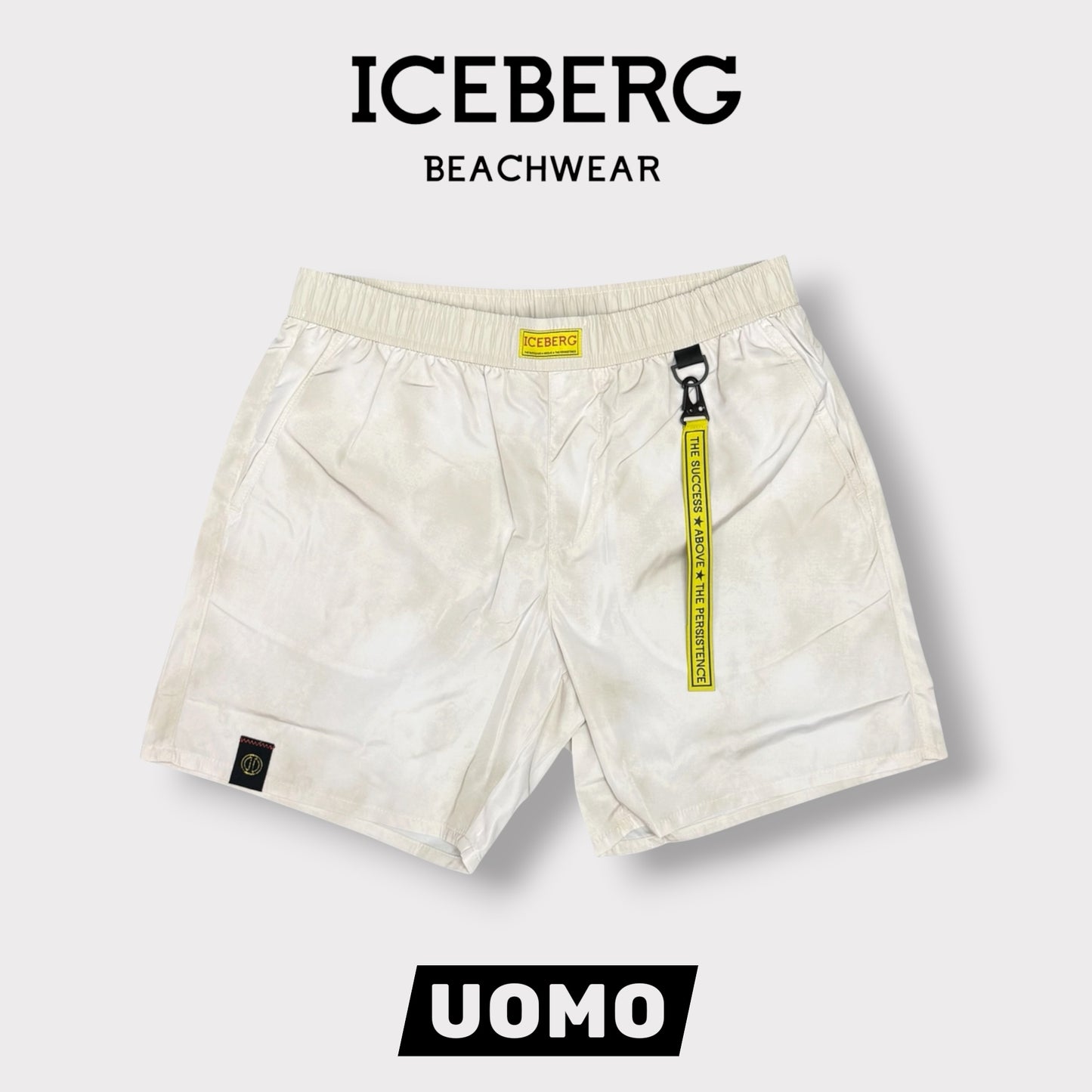 ICEBERG BEACHWEAR- Costume Uomo, col.Beige