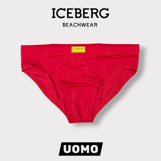 ICEBERG BEACHWEAR- Costume Uomo, col.Rosso
