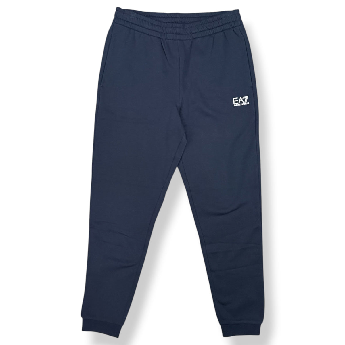 EA7 - Tuta completa Uomo, con logo gommato lato cuore, con cappuccio, tex.felpato, Col.Blu