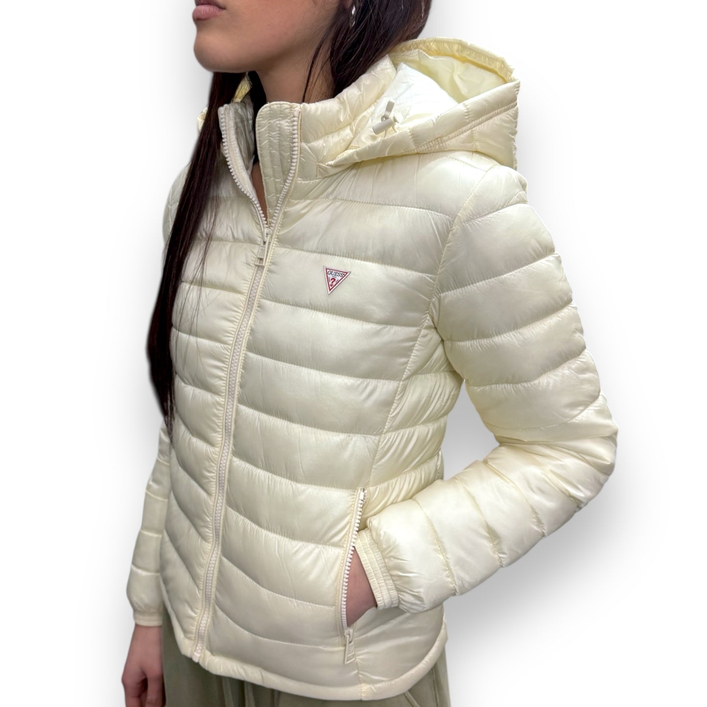 Piumino 70grammi GUESS Donna, Col.Panna