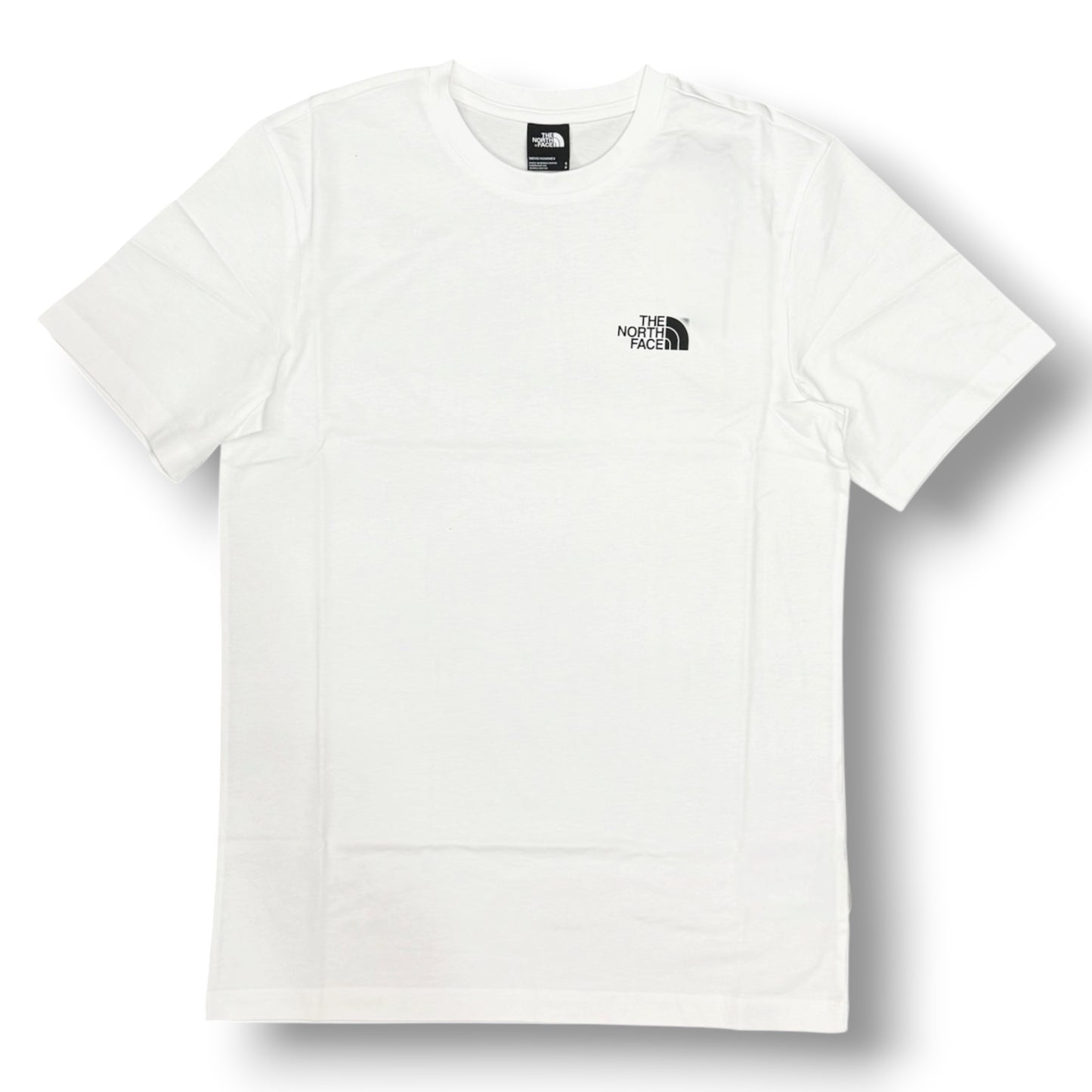 THE NORTH FACE- T-Shirt Uomo con logo stampato lato cuore, Col.Bianco