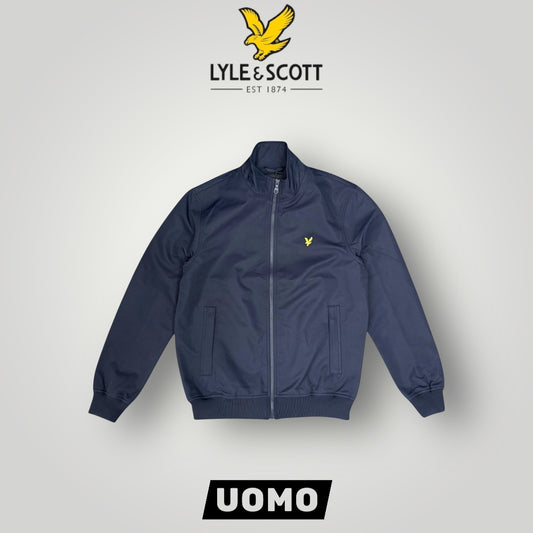 Giubbotto LYLE&SCOTT in tessuto tecnico(primaverile), senza cappuccio, mod.Mesh Backed Funnel, Col.Blu