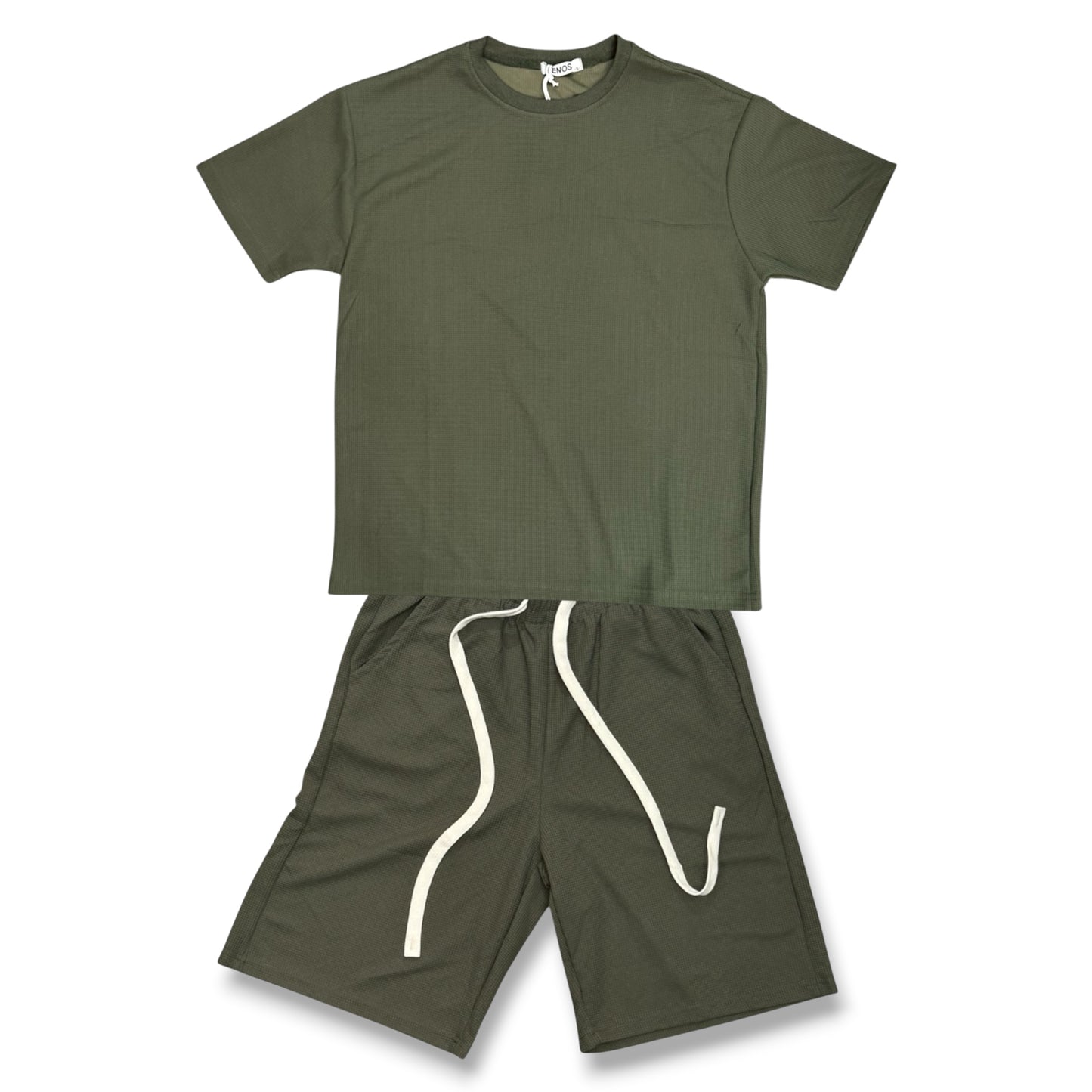 ENOS- Completino estivo Uomo, col.Verde militare